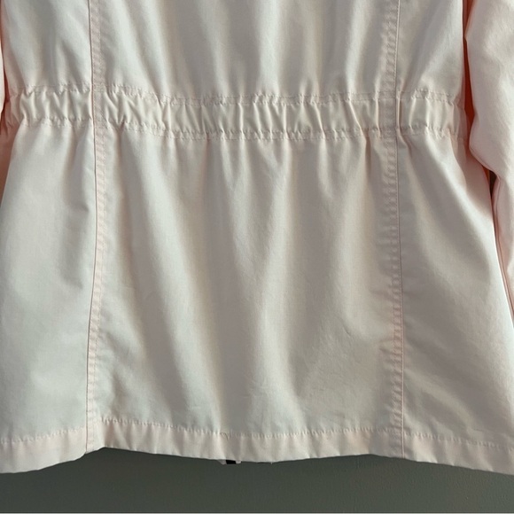 MACKINTOSH New England Rain Windbreaker Nautical Coat Jacket Pink Petit XL - Picture 8 of 16